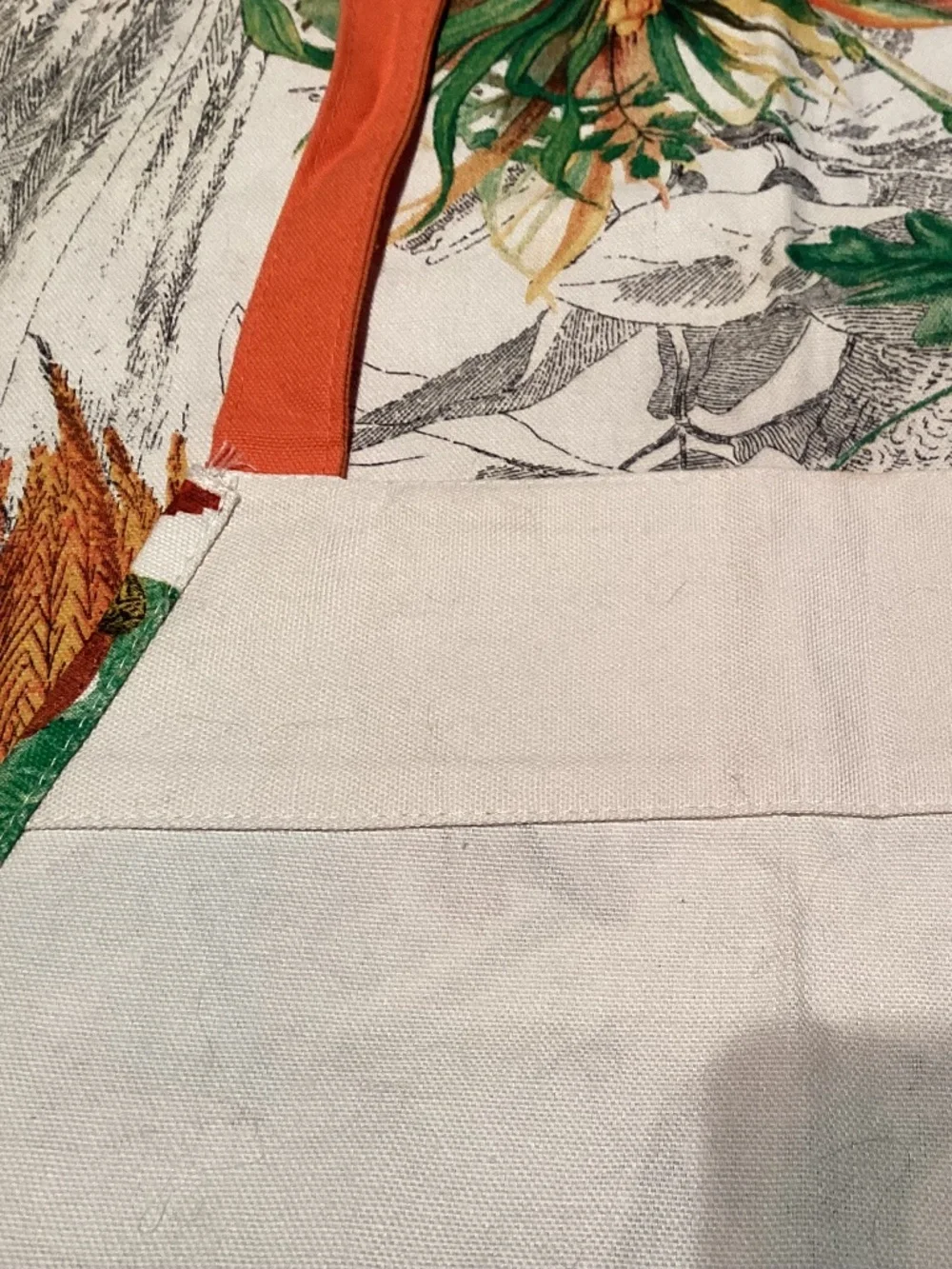 MICHAEL WORKS APRON - AUTUMN THEME - 100% COTTON - SIZE OS